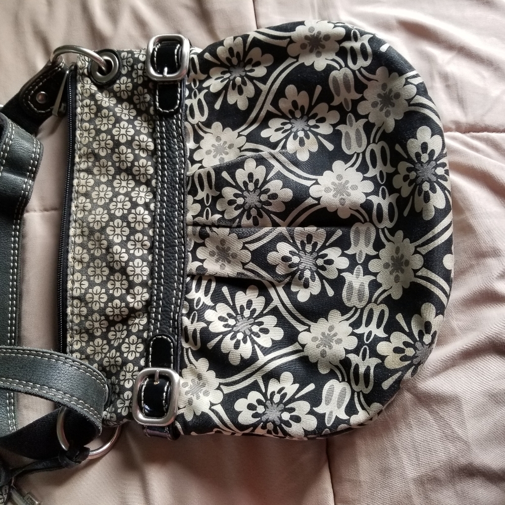 Fossil canvas shoulder bag - Picture 3 of 10